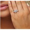 Image 1 : 14KT White Gold 1.32ctw Diamond Ring