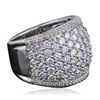 Image 4 : 14KT White Gold 3.65ctw Diamond Ring
