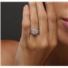 Image 6 : 14KT White Gold 1.20ctw Diamond Ring