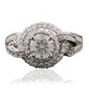 Image 3 : 14KT White Gold 1.23ct EGL USA Certified Brilliant Cut Diamond Ring