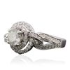 Image 4 : 14KT White Gold 1.23ct EGL USA Certified Brilliant Cut Diamond Ring