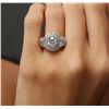 Image 6 : 14KT White Gold 1.23ct EGL USA Certified Brilliant Cut Diamond Ring