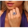 Image 1 : 14KT White Gold 2.81ct Tanzanite and Diamond Ring