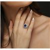 Image 2 : 14KT White Gold 3.00ct Tanzanite and Diamond Ring