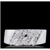 Image 3 : 14KT White Gold 0.86ctw Diamond Ring