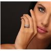 Image 1 : 14KT White Gold 1.11ctw Diamond Ring Wedding Set