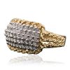 Image 2 : 14KT Two-Tone Gold 0.75ctw Diamond Ring