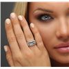 Image 1 : 14KT White Gold 1.40ctw Diamond Ring