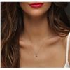 Image 3 : 14KT Yellow Gold 0.72ctw Diamond Pendant With Chain
