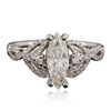 Image 1 : 14KT White Gold 1.16ctw Diamond Ring
