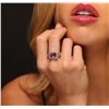 Image 5 : 14KT White Gold 1.64ct Tourmaline and Diamond Ring