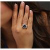 Image 2 : 14KT Yellow Gold 4.47ct Tanzanite and Diamond Ring