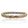 Image 2 : 18KT Yellow Gold 34.44ctw Sapphire Bracelet