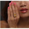 Image 5 : 14KT Yellow Gold 10.00ct Citrine and Diamond Ring