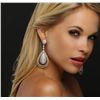 Image 5 : 18KT Three-Tone Gold 17.95ctw Diamond Earrings
