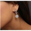 Image 5 : 14KT White Gold 2.26ctw Diamond Earrings