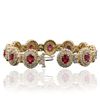 Image 6 : 14KT Yellow Gold 10.89ctw Ruby and Diamond Bracelet