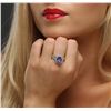 Image 2 : 14KT White Gold 2.79ct Tanzanite and Diamond Ring