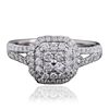 Image 1 : 14KT White Gold 0.77ctw Diamond Ring
