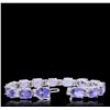 Image 7 : 14KT White Gold 34.30ctw Tanzanite and Diamond Bracelet