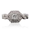 Image 3 : 14KT White Gold 1.00ctw Diamond Ring