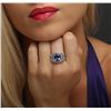 Image 2 : 14KT Two-Tone Gold 3.27ct Tanzanite and Diamond Ring