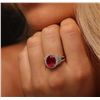 Image 3 : 14KT Yellow Gold 3.68ct Ruby and Diamond Ring