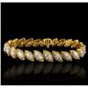 Image 7 : 18KT Yellow Gold 14.48ctw Diamond Bracelet