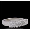 Image 4 : 14KT White Gold 2.02ctw Diamond Ring