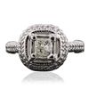 Image 3 : 14KT White Gold 1.78ctw Diamond Ring