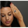 Image 5 : 18KT White Gold 4.09ct Tanzanite and Diamond Ring