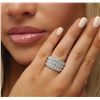Image 5 : 14KT White Gold 2.59ctw Diamond Ring