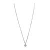 Image 2 : 14KT White Gold 0.94ctw Diamond Pendant With Chain