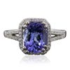 Image 3 : 14KT White Gold 3.02ct Tanzanite and Diamond Ring
