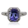 Image 3 : 14KT White Gold 3.02ct Tanzanite and Diamond Ring