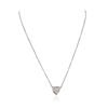 Image 4 : 14KT White Gold 0.16ctw Diamond Necklace