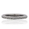 Image 1 : 18KT White Gold 0.62ctw Diamond Versace Ring