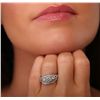 Image 5 : 14KT White Gold 1.03ctw Brilliant Cut Diamond Wedding Set