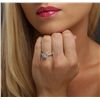 Image 5 : 18KT White Gold 1.12ctw Diamond Ring