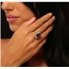 Image 5 : 14KT Yellow Gold 5.32ct Tanzanite and Diamond Ring