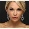 Image 1 : 18KT White Gold 3.71ctw Diamond Earrings