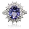 Image 1 : 14KT White Gold 2.72ct Tanzanite and Diamond Ring