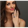 Image 6 : 14KT White Gold 2.72ct Tanzanite and Diamond Ring