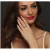 Image 3 : 18KT White Gold 0.62ctw Diamond Ring