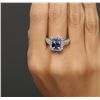 Image 1 : 14KT White Gold 2.41ct Tanzanite and Diamond Ring