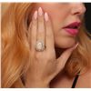 Image 6 : 14KT Two-Tone Gold 10.65ct Opal and Diamond Ring