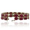 Image 6 : 14KT Yellow Gold 41.72ctw Ruby and Diamond Bracelet