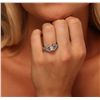 Image 2 : 14KT White Gold 1.55ctw Diamond Ring