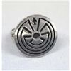 Image 1 : Navajo Sterling Silver Man in the Maze Ring Sz 7.5