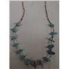 Image 1 : Navajo Turquoise Nugget Heishi Necklace